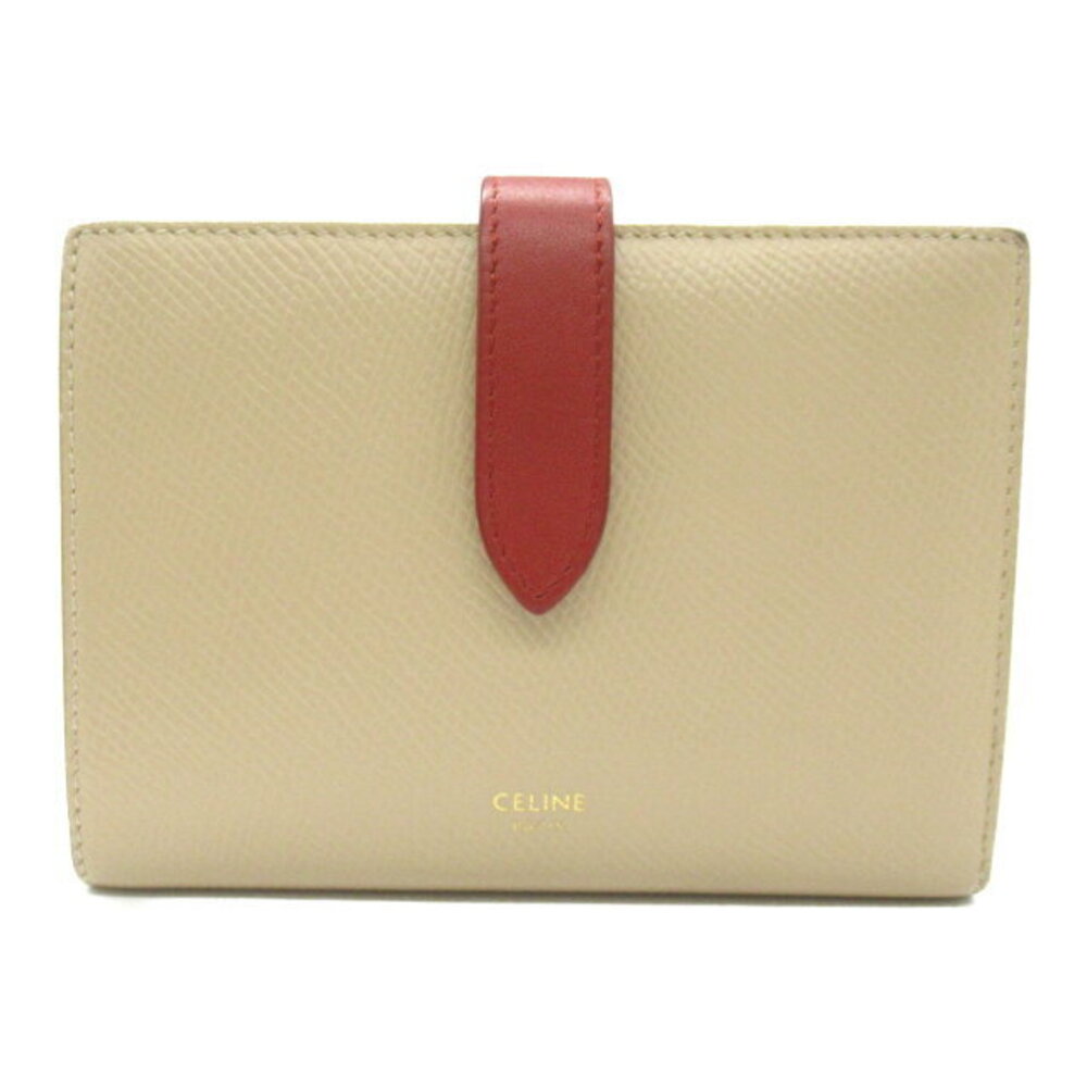 Celine s Beige Wallet Calfskin Bifold - Picture 2 of 10
